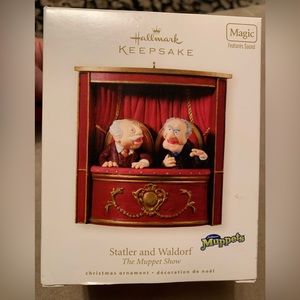 Hallmark 2008 Statler and Waldorf ornament new in box.